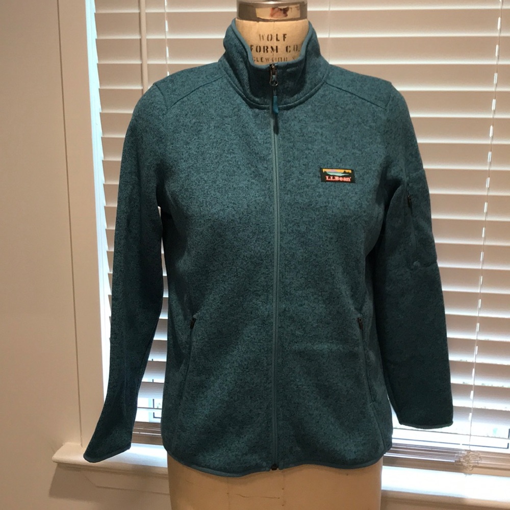 Sweater fleece jacket